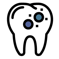 cavity tooth icon beckermeyer dds dentist niles mi